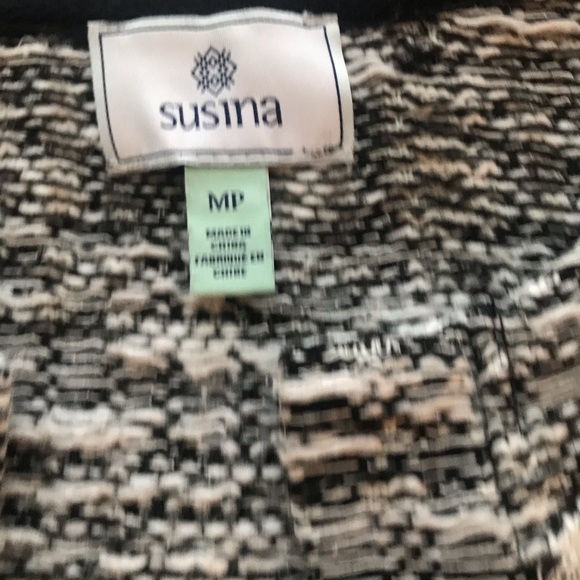 Susina black/white cardigan size MP - Picture 3 of 7